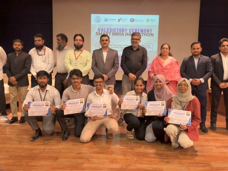 Proud winners of the Smart India Hackathon (Internal Round)