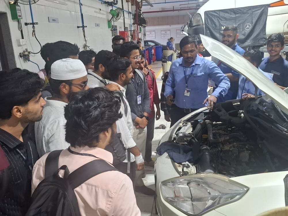 ndustrial Visit to Simran Motors 2025 - 03