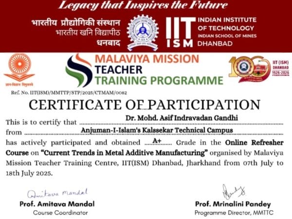 Refresher Course on Metal Additive Manufacturing